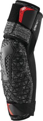 100% Surpass Elbow Guards - Heather Gray/Black - Medium 70008-00006