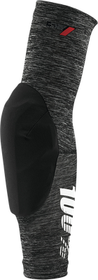100% Teratec Elbow Guards - Heather Gray/Black - XL 70002-00008