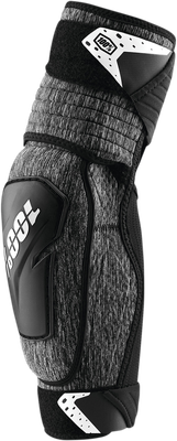 100% Fortis Elbow Guards - Heather Gray/Black - L/XL 70006-00004