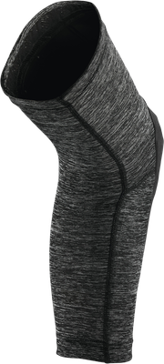 100% Teratec Knee Guards - Heather Gray/Black - Small 70003-00005