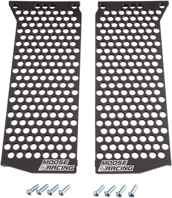 MOOSE OFFROAD Radiator Guards - Black - Beta/Husaberg/Husqvarna/KTM 12-114