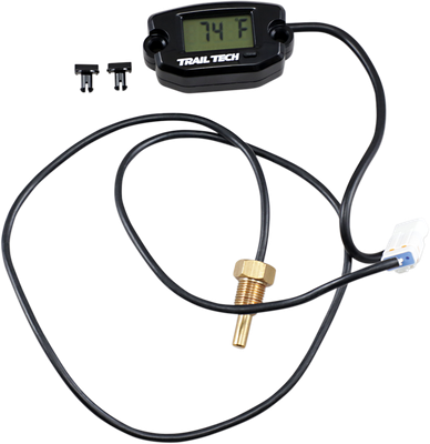 TRAIL TECH Universal Temperature Meter - Surface Mount - Black - 1/8"-28 BSPP 742-ES2