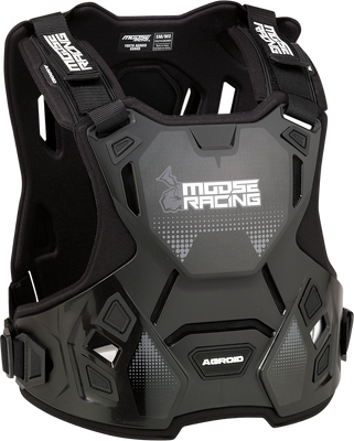 MOOSE OFFROAD Youth Agroid™ Chest Guard - Black - S/M 2701-1116