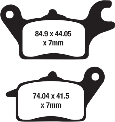 EBC Organic Brake Pads FA691
