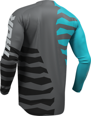 Charcoal/Aqua