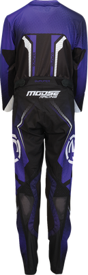 Purple/Black/White
