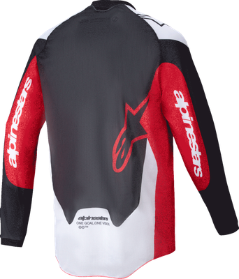 Black/Bright Red/White