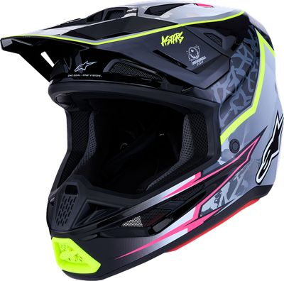 Black/Gray/White/Yellow Fluo