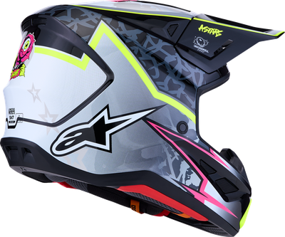 Black/Gray/White/Yellow Fluo