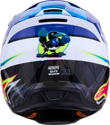 Blue/White/Black/Pink Fluo