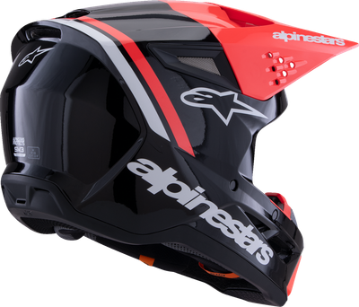 Gloss Black/Red Fluo/White