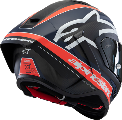 Matte Black/Carbon Red Fluo/Blue
