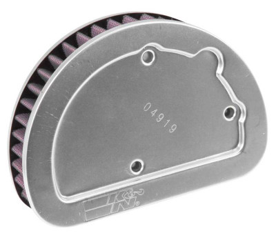 K&N Replacement Unique Air Filter 6.625in L x 4.75in W x 1.625in H with 1 Flange for Harley-Davidson
