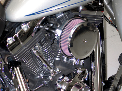 K&N  Harley-Davidson Dyna Wide Glide 103 CI Street Metal Intake System-Hammer