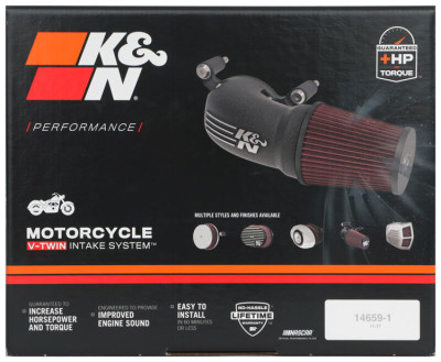 K&N 01-14 Harley-Davidson Softail/DYNA FL Performance Intake Kit