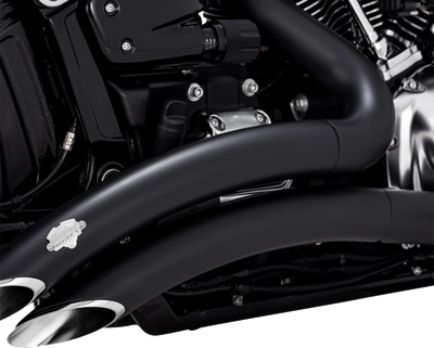 Vance & Hines Big Radius 2-into-2 exhaust system 46380 in Black, view 7