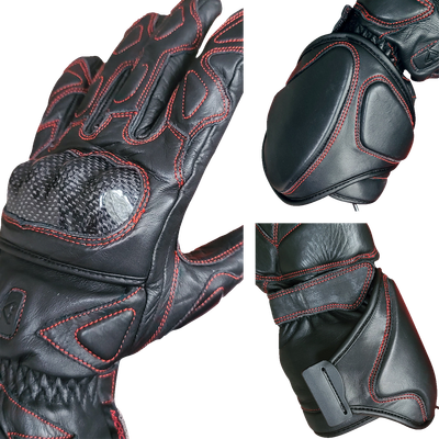 GERBING HEATED CLOTHING 12 V Extreme Hard Knuckle Heated Gloves - Black - 2XL GER-EXGL-12-B-XXL