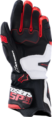 Black/White/Bright Red