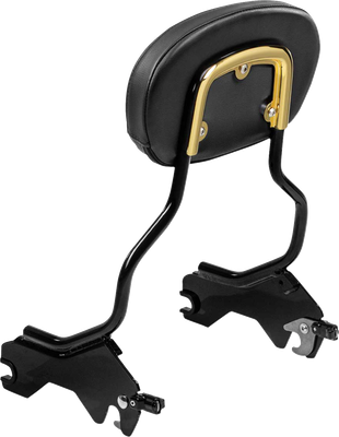 SADDLEMEN Sissy Bar Pad Bracket - Gold 15725GO