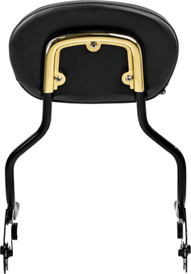SADDLEMEN Sissy Bar Pad Bracket - Gold 15725GO
