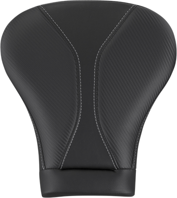 SADDLEMEN Dominator Pillion Pad - Touring - Black w/ Gray Stitching - FL '08-'25 808-07B-0142L