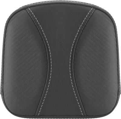 SADDLEMEN Sissy Bar Pad - Contoured - Black - FL/FX '97-'23 040742