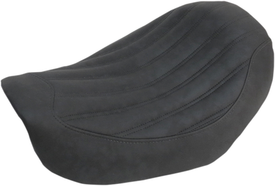 SADDLEMEN Knuckle Solo Seat - Ribbed - Black - FL/FX '06-'17 806-04-0023