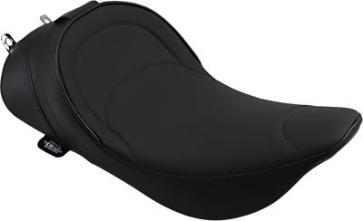 DRAG SPECIALTIES SEATS Solo Seat - Mild Stitched - Driver Backrest Compatible - FLH '97-'07 0801-0493