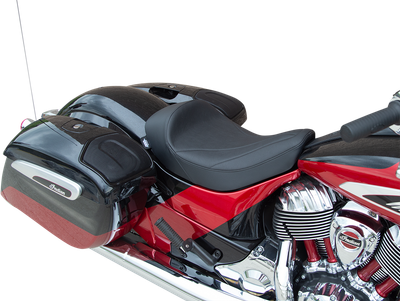 DRAG SPECIALTIES SEATS Solo Seat - Linear Stitched - Vinyl - '14-'22 Indian 0810-2266
