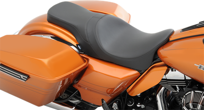 DRAG SPECIALTIES SEATS Forward Positioned Predator 2-Up Seat - Solar Leather - FL '08-'23 0801-1264