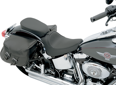 DRAG SPECIALTIES SEATS Solo Seat - Smooth - Driver Backrest - FL/FX '00-'06 0802-0632