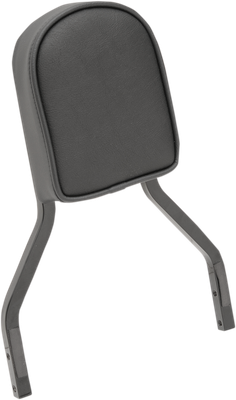 DRAG SPECIALTIES SEATS Sissy Bar Pad - Smooth - Black Piping - Short - 2" Thick 0822-0297