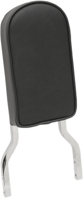 DRAG SPECIALTIES SEATS Sissy Bar Pad - Smooth - Black Piping - Tall - 2" Thick 0822-0296