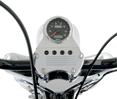 DRAG SPECIALTIES Programmable Mini Electronic Speedometer with Odometer/Tripmeter - 2.4" - Polished 21-6893DSNU