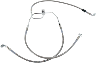 DRAG SPECIALTIES Brake Line - +2" - Stainless Steel - FXDF '08-'17 660325-2