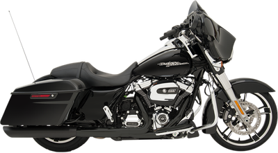 DRAG SPECIALTIES 3-1/2" Slashdown Slip-On Mufflers - Black H00964