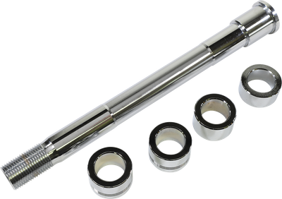 DRAG SPECIALTIES Axle Kit - Front - Chrome - '18-'26 Softail W16-0353