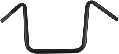 DRAG SPECIALTIES 1" Handlebar - Ape Hanger - 14" - TBW - Flat Black 0601-4211