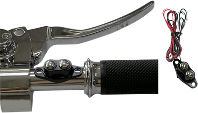 DRAG SPECIALTIES Duet Handlebar Switch Kit - Dual Button - Black 370492