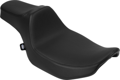 DRAG SPECIALTIES SEATS Extended Reach Predator III Seat - Vinyl - Smooth - FLT/FLH '23-'25 4706A