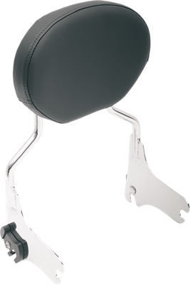 DRAG SPECIALTIES SEATS Oval Sissy Bar Pad - Smooth - Black - FL '99-'22 0822-0431