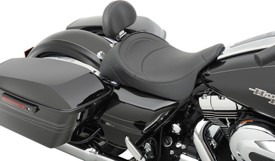 DRAG SPECIALTIES SEATS Solo Seat - Mild Stitched - Driver Backrest - FL '08-'23 0801-0886