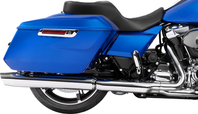 DRAG SPECIALTIES SEATS Forward Position Freedom Seat - Vinyl - Black Double Diamond Stitch - FLH/FLT '23-'25 4715B