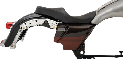 DRAG SPECIALTIES SEATS Low Touring Seat - Solar Reflective - Mild Stitched - Yaffe Tanks - FL '08-'23 0801-1069