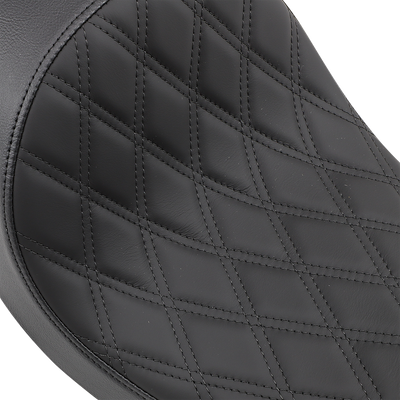 DRAG SPECIALTIES SEATS 3/4 Solo Seat - Low - Diamond Stitch - FXD/FLD '06-'17 0803-0543