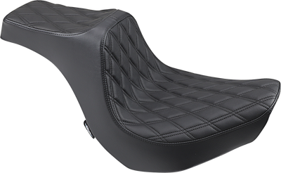 DRAG SPECIALTIES SEATS Predator III Seat - Double Diamond - Black Stitching - FXBR/S '18-'20 0802-1267