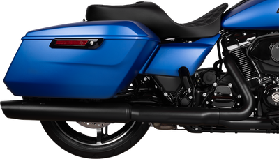DRAG SPECIALTIES SEATS Freedom Seat - Vinyl - Double Diamond Silver Stitch - FLRT/FLTRT '15-'25 4727C