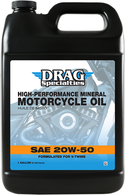 DRAG SPECIALTIES OIL Engine Oil 20W-50 - 1 US gallon 198926
