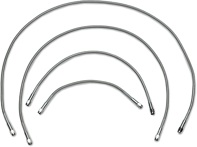 DRAG SPECIALTIES Universal Brake Line - Clear - 68" 868