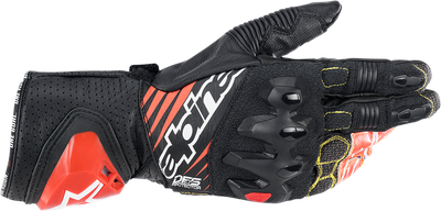 Black/White/Fluo Red